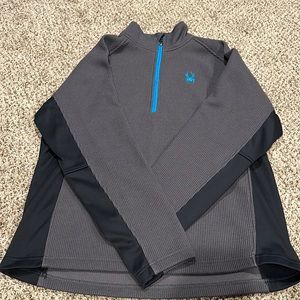 Spyder Mens Quarter Zip Pull Over